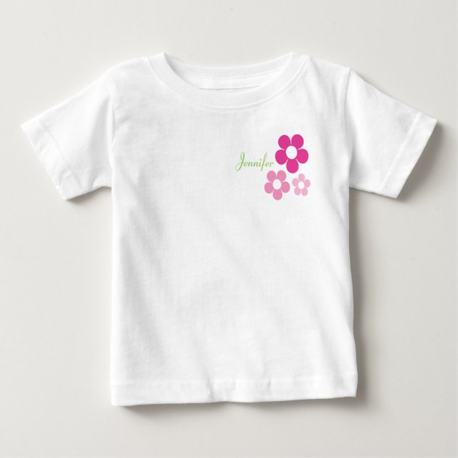Flower Girl with Name - Infant T-Shirt (Front)