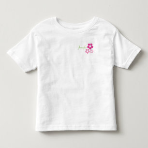 Flower Girl with Name - Toddler T-Shirt
