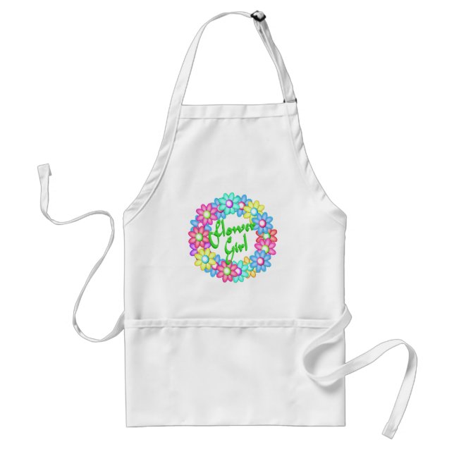 Flower Girl wreath Standard Apron (Front)