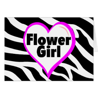 Flower Girl (Zebra Print)