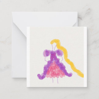 Flower Girls Rapunzel  Card
