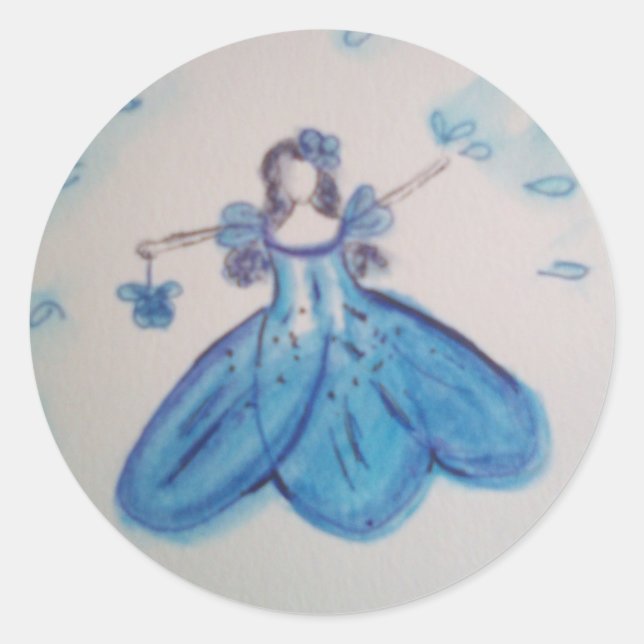 Flower Girls Wedding Sticker  (Front)