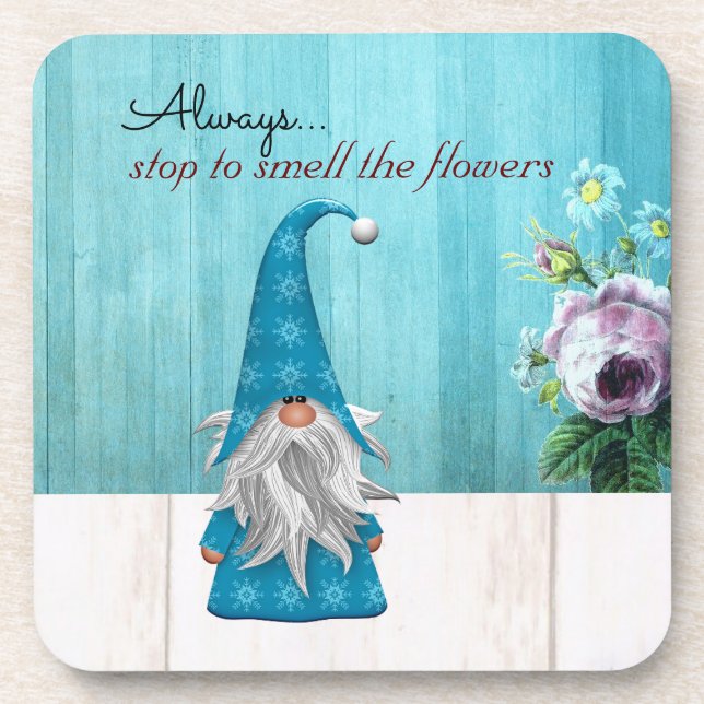 Flower Gnome Coaster (Front)