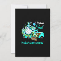 Flower Gnome Survivor Ovarian Cancer Awareness