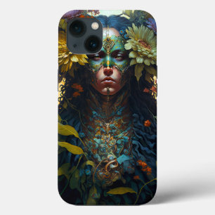 Flower Goddess Fantasy Art iPhone 13 Case