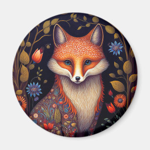 Flower Goddess Fantasy Art Magnet