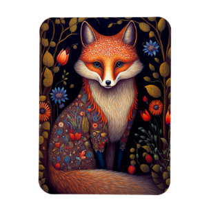 Flower Goddess Fantasy Art Magnet