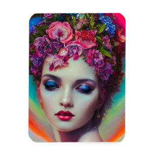 Flower Goddess Magnet