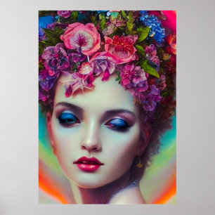 Flower Goddess Poster