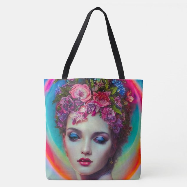 Flower Goddess  Tote Bag (Front)