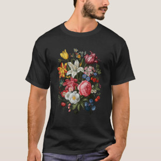 Flower Graphic For Women Wildflower Floral Gardeni T-Shirt