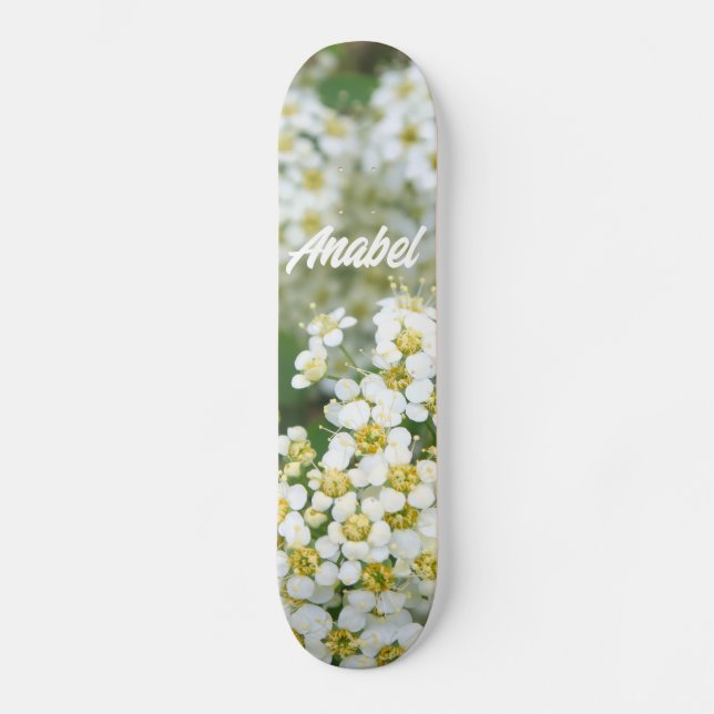 Flower Green Skateboard (Front)