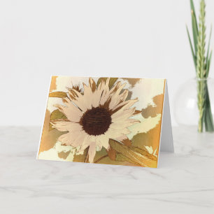 Flower greeting card