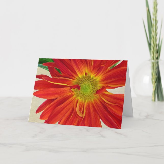 Flower Greeting Card Customisable (Front)
