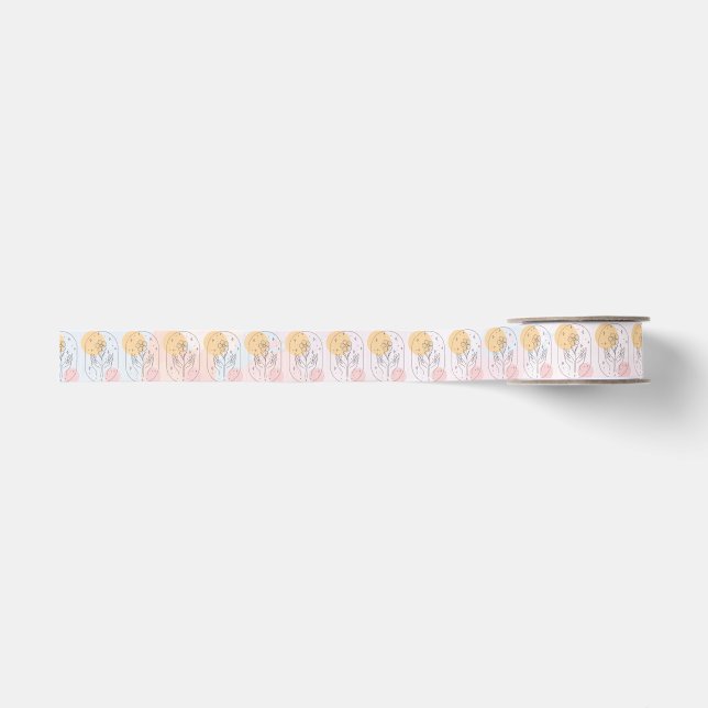 Flower Grosgrain Ribbon (Front)