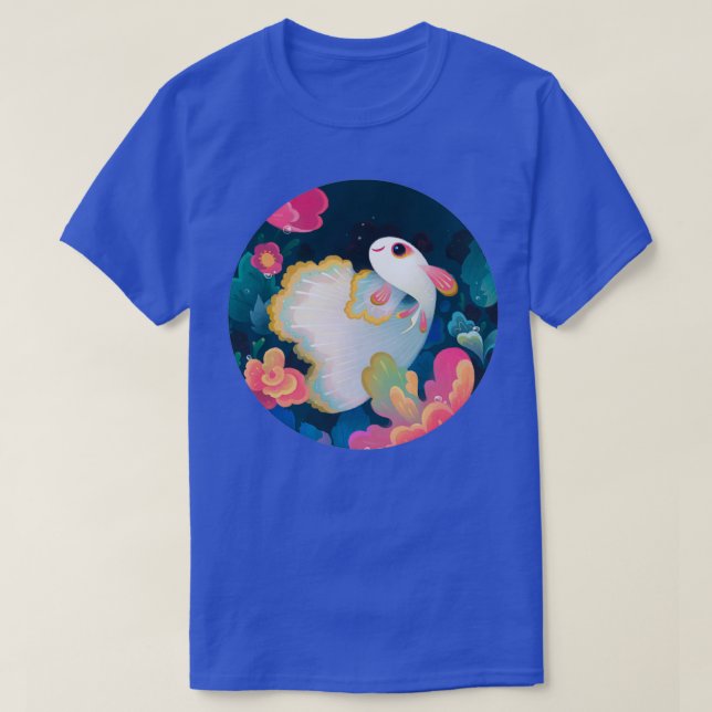 Flower guppy T-Shirt (Design Front)