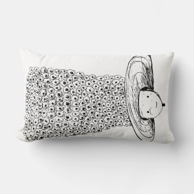 Flower Hat Lumbar Cushion (Front)
