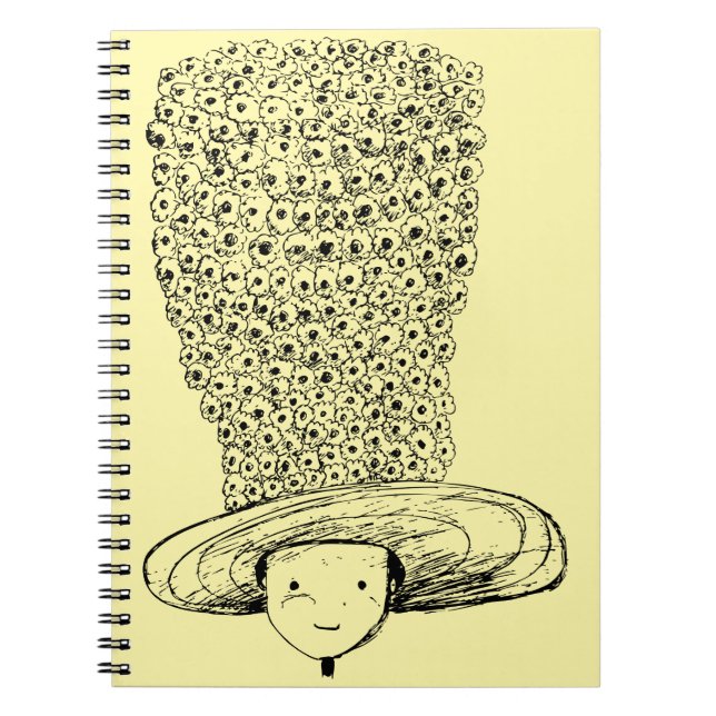 Flower Hat Notebook (Front)