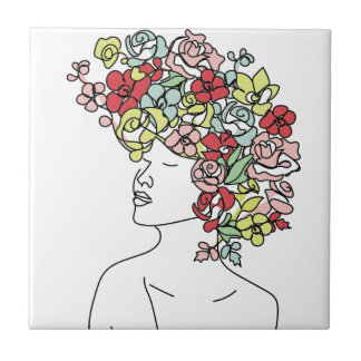 Flower Head Tile Lulu
