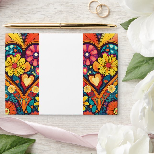 Flower Hearts Envelope (Wedding)