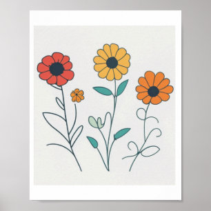 FLOWER HOME WALL ART