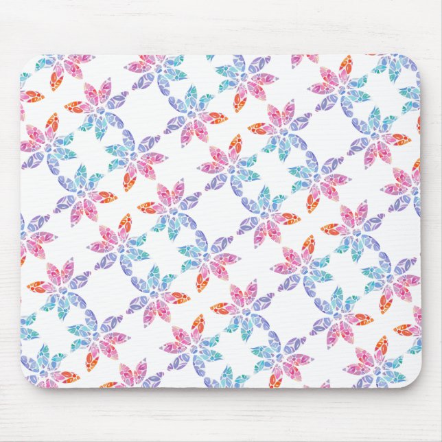 Flower Icon Mouse Pad (Front)