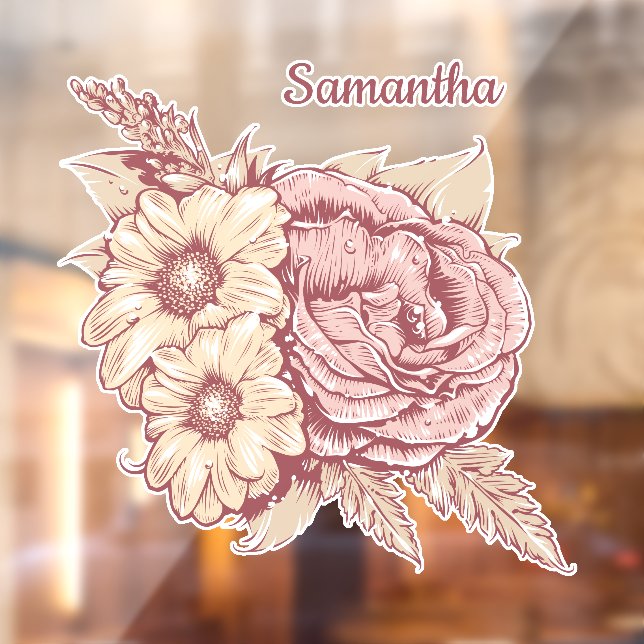 Flower Illustration custom name (Sheet 2)