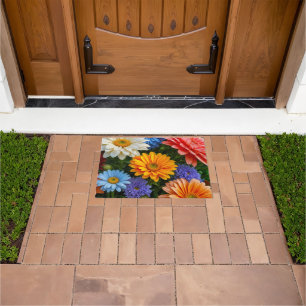 Flower Image No. 1, Floral Series Doormat