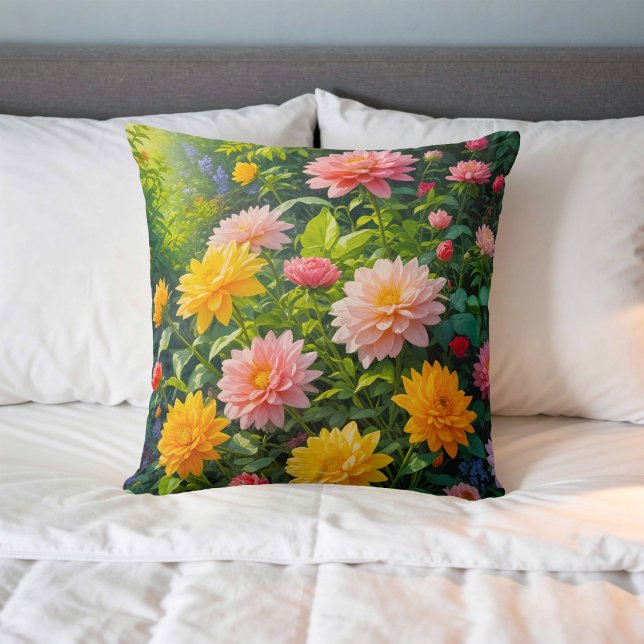 Flower Image No. 23, Floral Series, Throw Pillow (Creator Uploaded)
