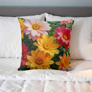 Flower Image No. 28, Floral Series, Throw Pillow