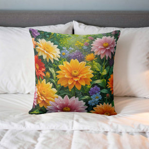 Flower Image No. 29, Floral Series, Throw Pillow