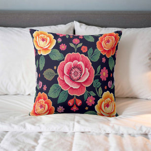 Flower Image No. 4, Floral Series, Throw Pillow