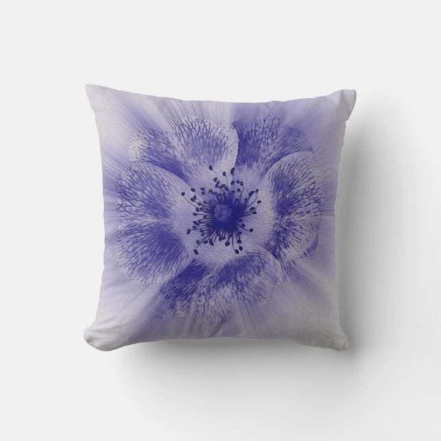 Flower in blue cushion (Front)
