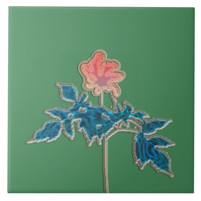 Flower in Pink Tile (Front)