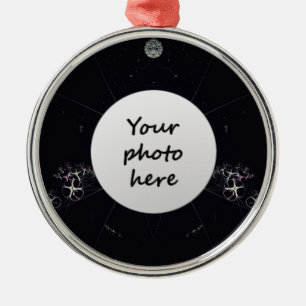 Flower in Space Christmas Tree Ornament
