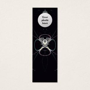 Flower in Space Custom Bookmark