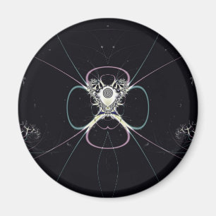 Flower in Space Magnet