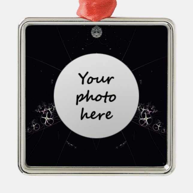 Flower in Space Space Ornaments (Front)