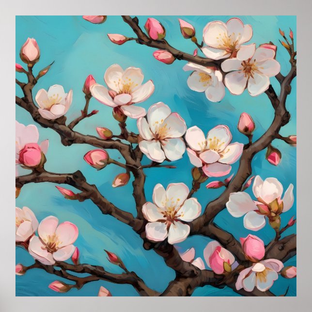 Flower in Spring Poster (Front)