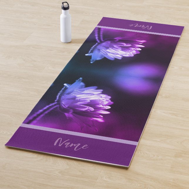 Flower In Sunlight Personalised Yoga Mat (In Situ)