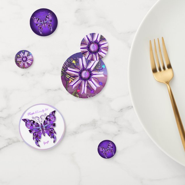 Flower in the Desert butterfly 31 Confetti (Group)