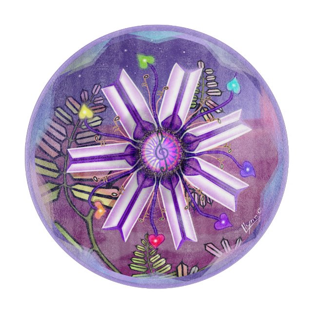 Flower in the Desert  Cutting Board (Front)