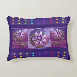 Flower in the desert  decorative cushion