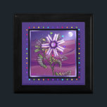 Flower in the Desert Gift Box<br><div class="desc">💜 K-pop fan art : In 2013,  on 13 06,  a seed was planted and this magical purple flower grew in the desert: look at the shapes of the 7 petals,  its 7 rainbow hearts,  and the shapes of its multiple leaves 😉</div>