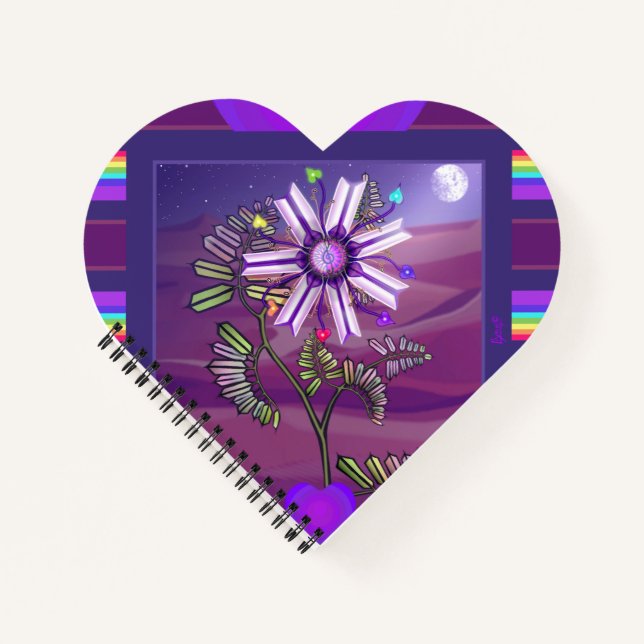 Flower in the desert Notebook (Front)