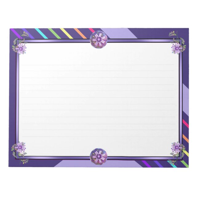 Flower in the desert notepad (Front)