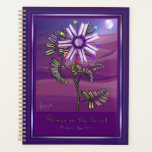 Flower in the desert planner<br><div class="desc">💜 K-pop fan art : In 2013,  on 13 06,  a seed was planted and this magical purple flower grew in the desert: look at the shapes of the 7 petals,  its 7 rainbow hearts,  and the shapes of its multiple leaves 😉</div>