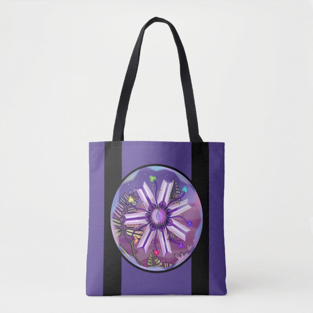 Flower in the desert tote bag (Front)
