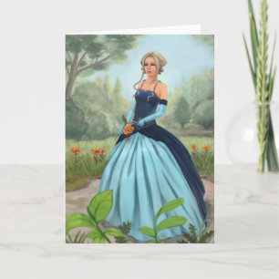 "Flower in the garden" Greeting Card