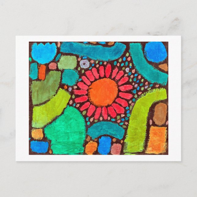 Flower in the Valley, Klee Postcard (Front)